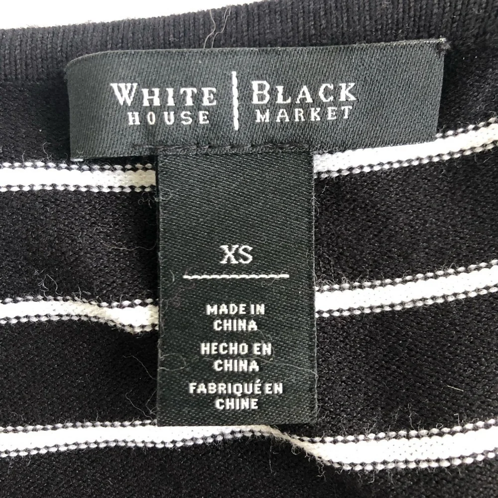 White House Black Market Nautical Stripe Tunic Sweater XS